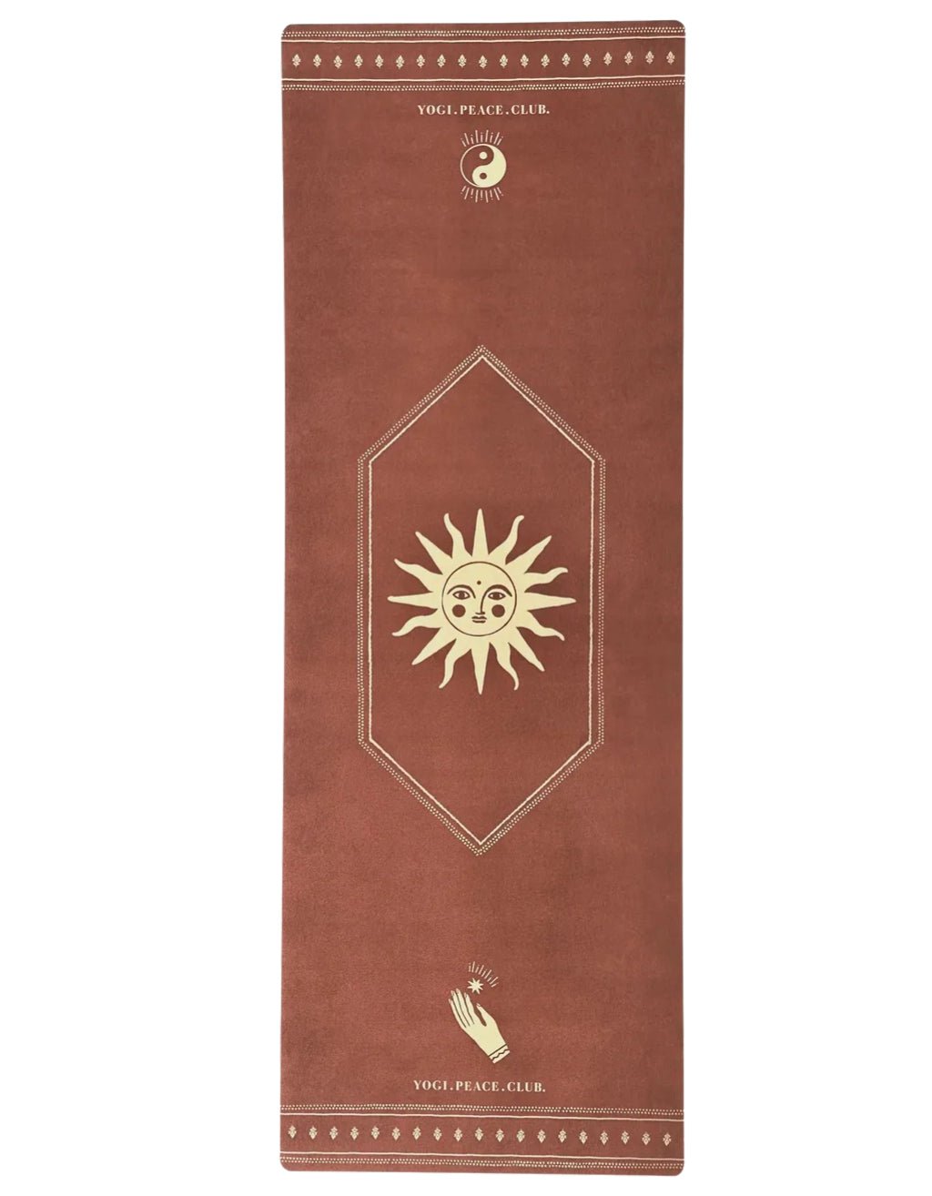 4 mm Ceremony Cinnamon Yoga Mat + Strap - Yogi Peace Club - Yoga Mat