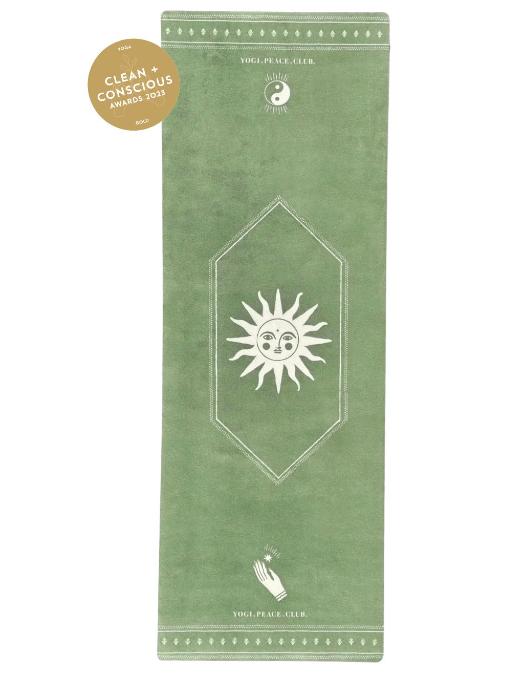 4 mm Ceremony Sage Yoga Mat + Strap - Yogi Peace Club - Yoga Mat