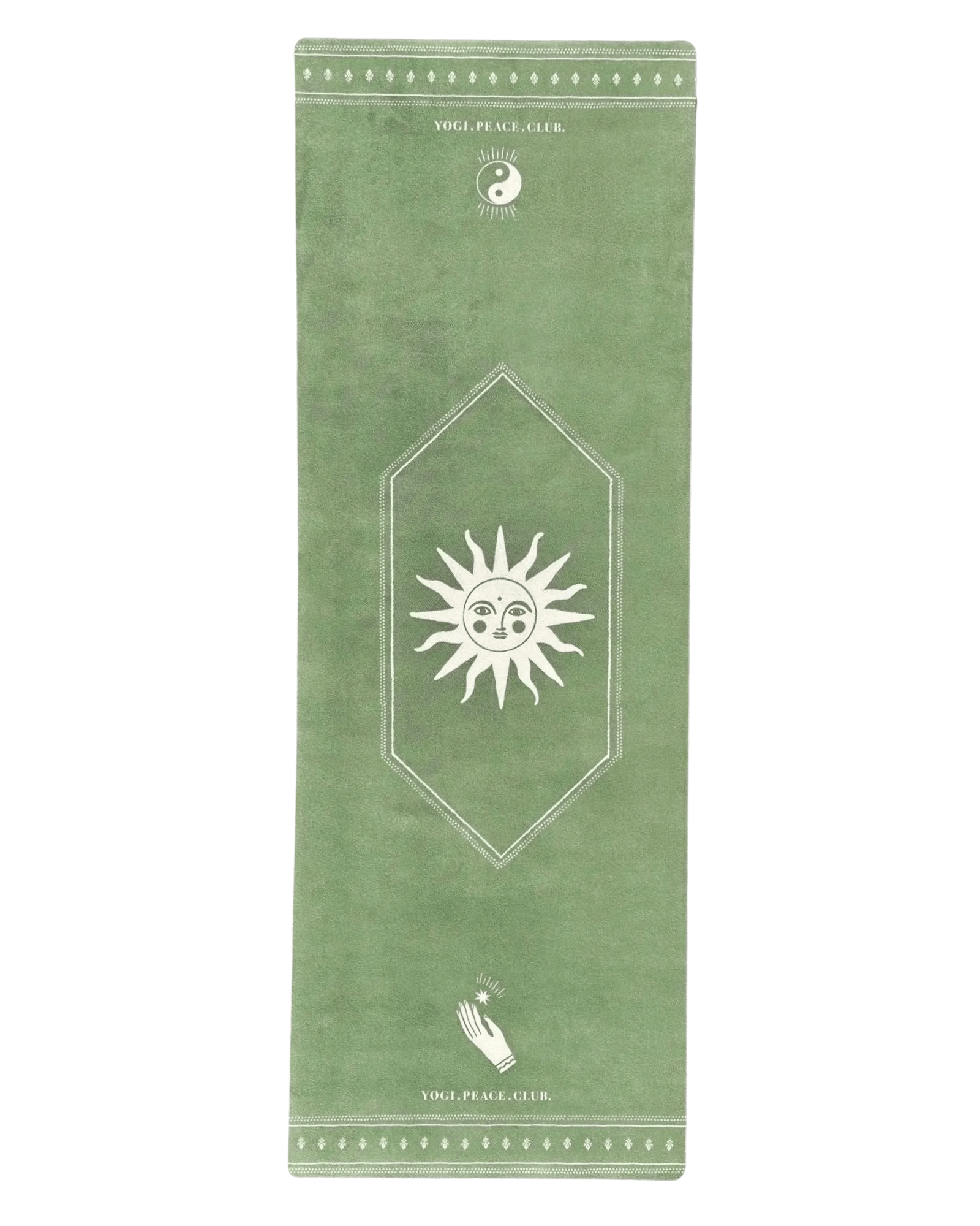 4 mm Ceremony Sage Yoga Mat + Strap - Yogi Peace Club - Yoga Mat