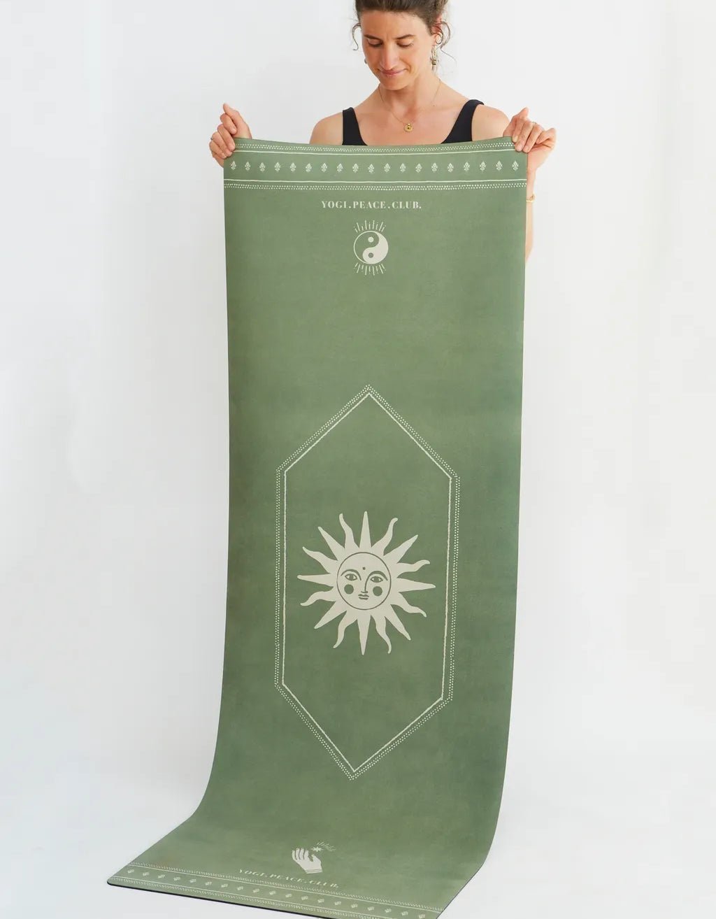 4 mm Ceremony Sage Yoga Mat + Strap - Yogi Peace Club - Yoga Mat