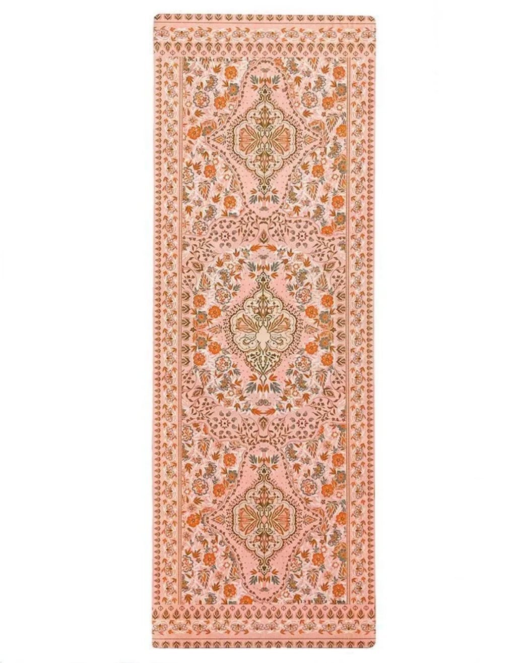 4 mm Salty Peach Yoga Mat + Strap - Yogi Peace Club - Yoga Mat