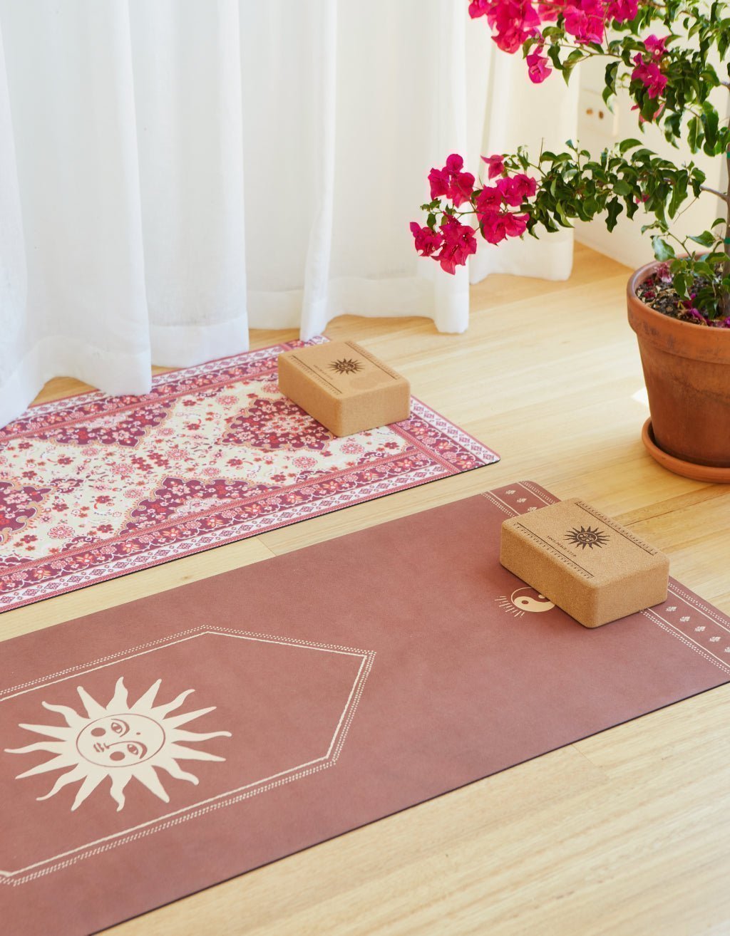 4 mm Turkish Delight Yoga Mat + Strap - Yogi Peace Club - YOGA MAT