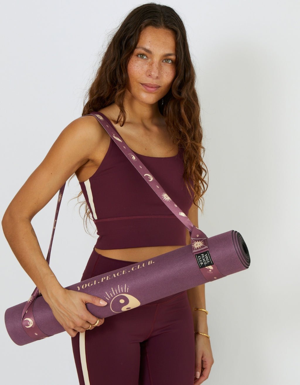 4 mm Yoga Pack - Ceremony Acai Yoga Mat + Block + Strap + Incense - Yogi Peace Club - YOGA PACK