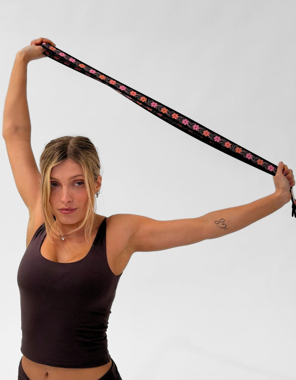 D-Ring Yoga Strap - Lotus