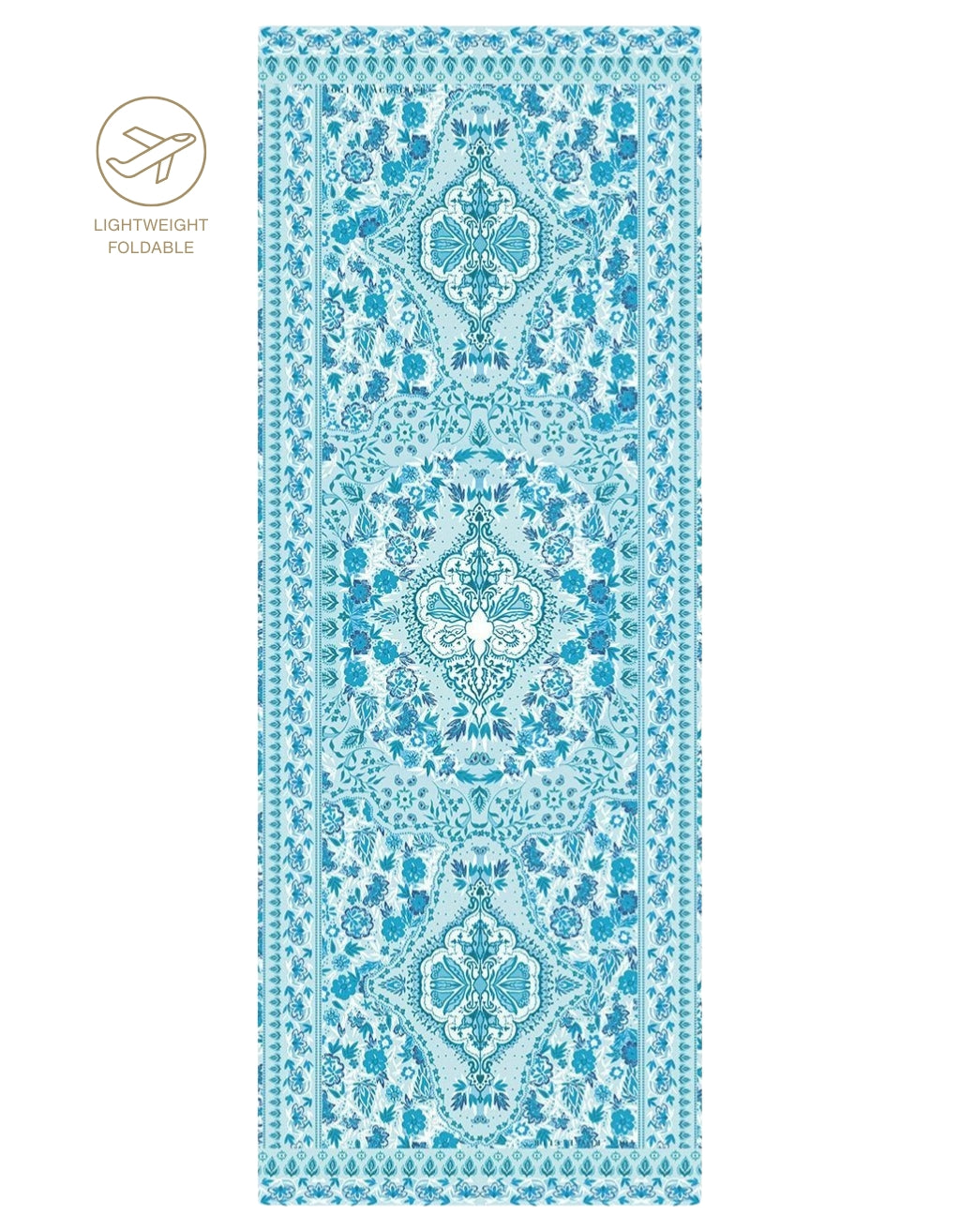Travel Yoga Mat Salty Aqua 1 mm