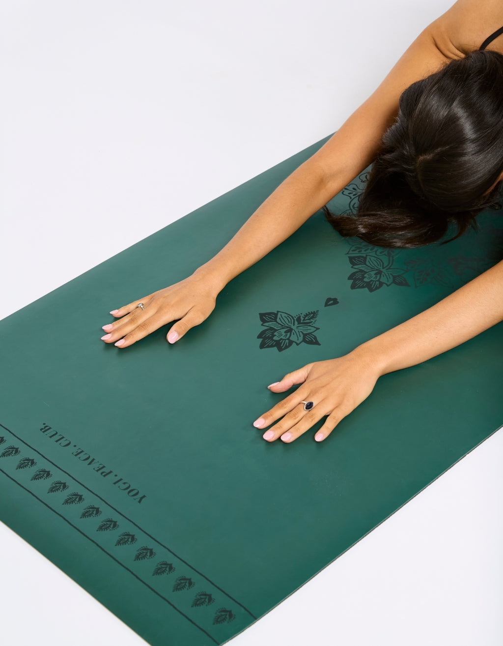 Deluxe Lotus Forest Yoga Mat 5 mm
