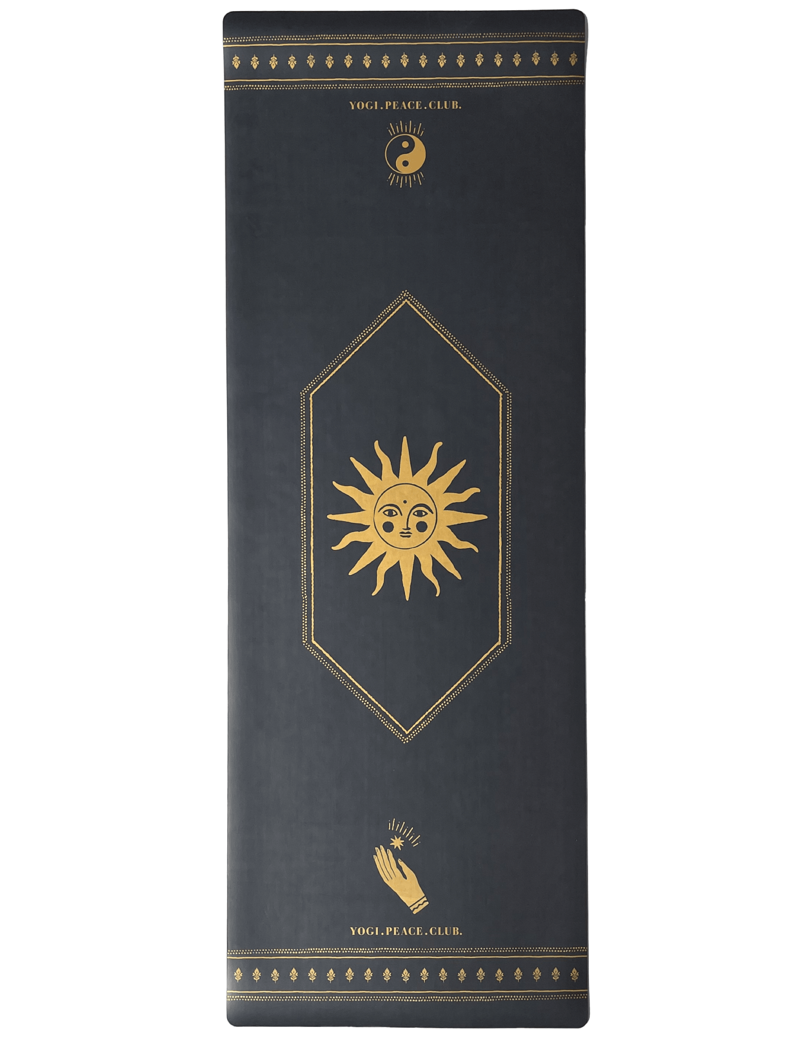 5 mm Deluxe Gold Yoga Mat + Strap - Yogi Peace Club - Yoga Mat