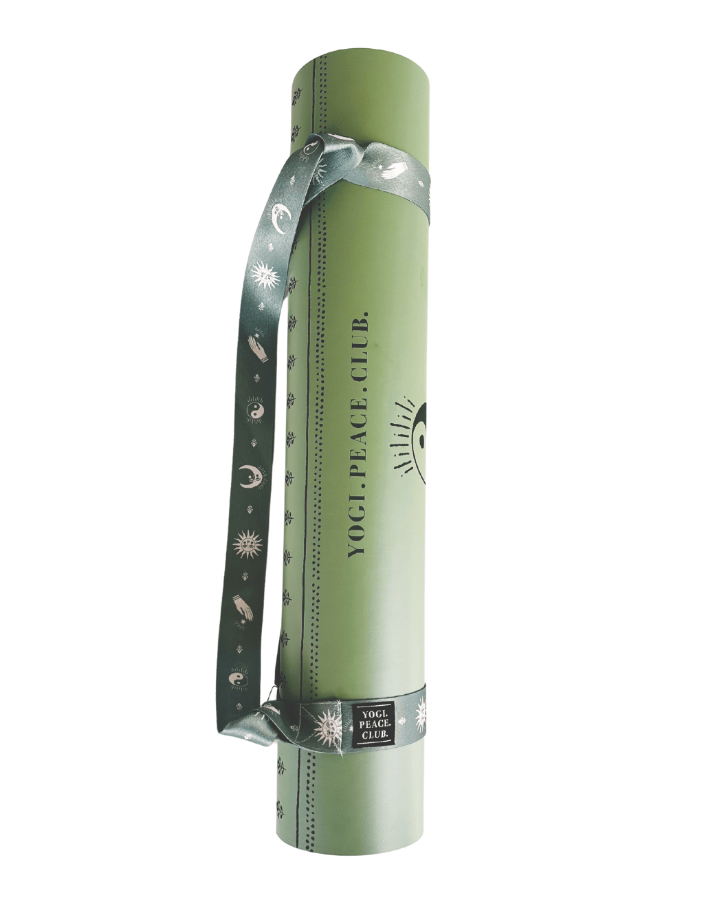 5 mm Deluxe Sage Yoga Mat + Strap - Yogi Peace Club - Yoga Mat