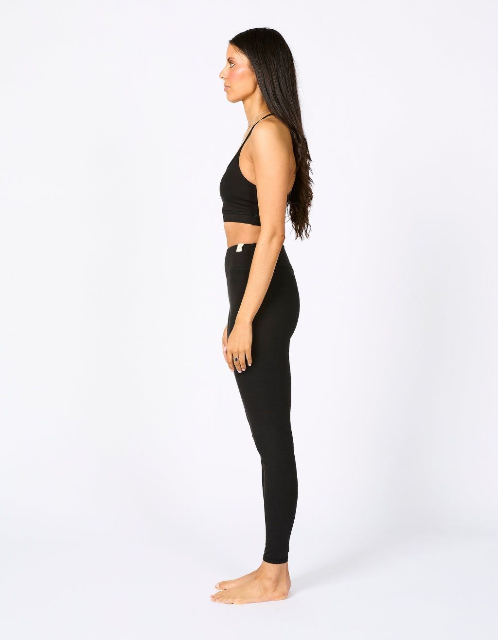 Bamboo Cotton Leggings - Black