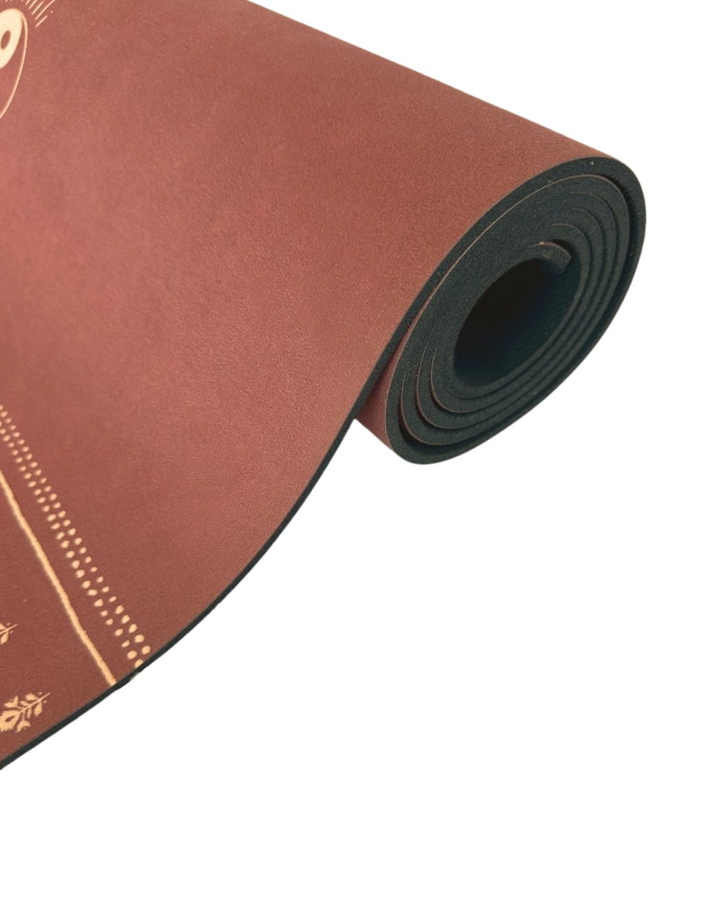 6 mm XL Eco Ceremony Cinnamon Yoga Mat + Strap - Yogi Peace Club - YOGA MAT