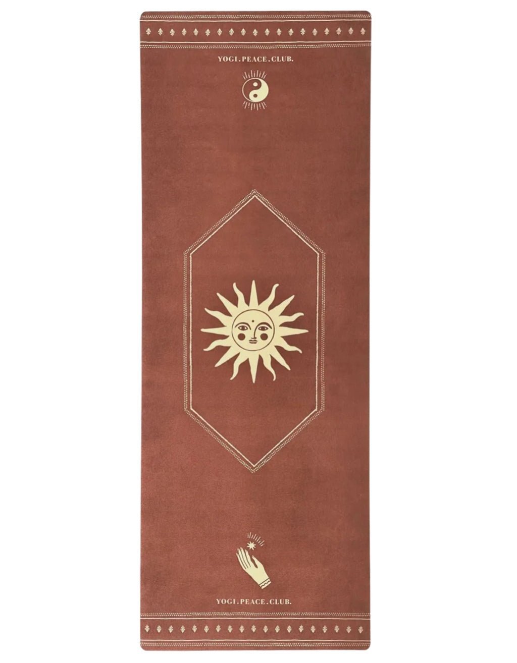 6 mm XL Eco Ceremony Cinnamon Yoga Mat + Strap - Yogi Peace Club - YOGA MAT