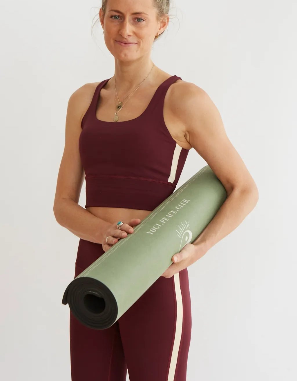 6 mm XL Eco Ceremony Sage Yoga Mat + Strap - Yogi Peace Club - YOGA MAT