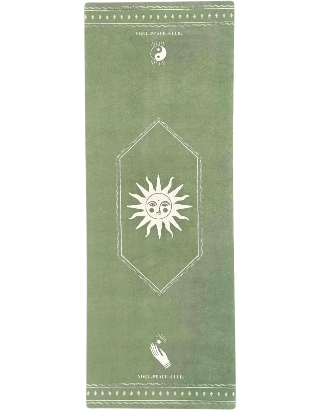 6 mm XL Eco Ceremony Sage Yoga Mat + Strap - Yogi Peace Club - YOGA MAT