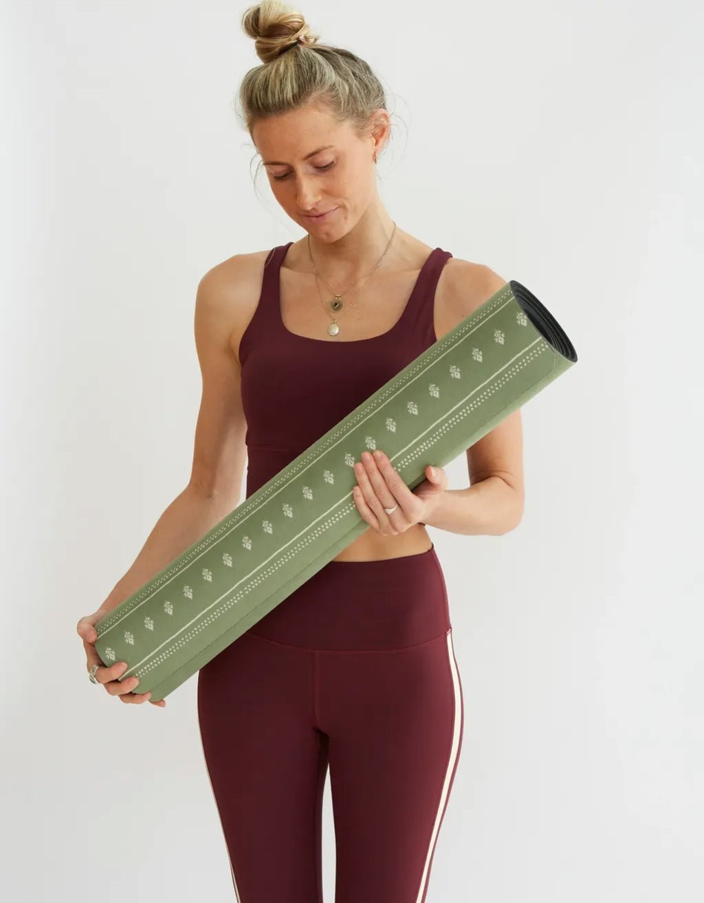 6 mm XL Eco Ceremony Sage Yoga Mat + Strap - Yogi Peace Club - YOGA MAT