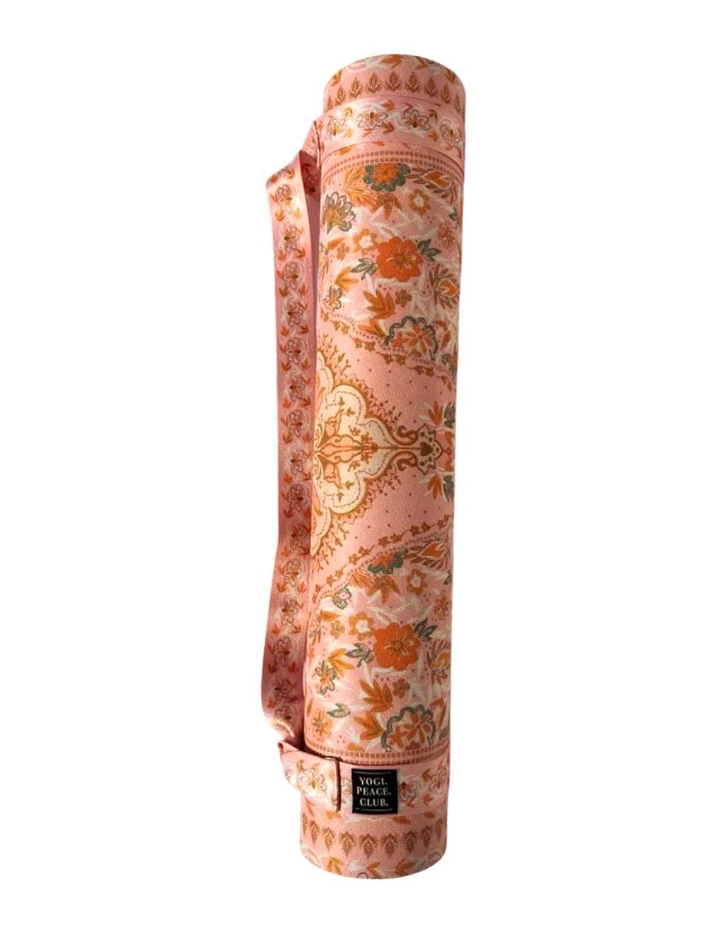 6 mm XL Eco Salty Peach Yoga Mat + Strap - Yogi Peace Club - YOGA MAT