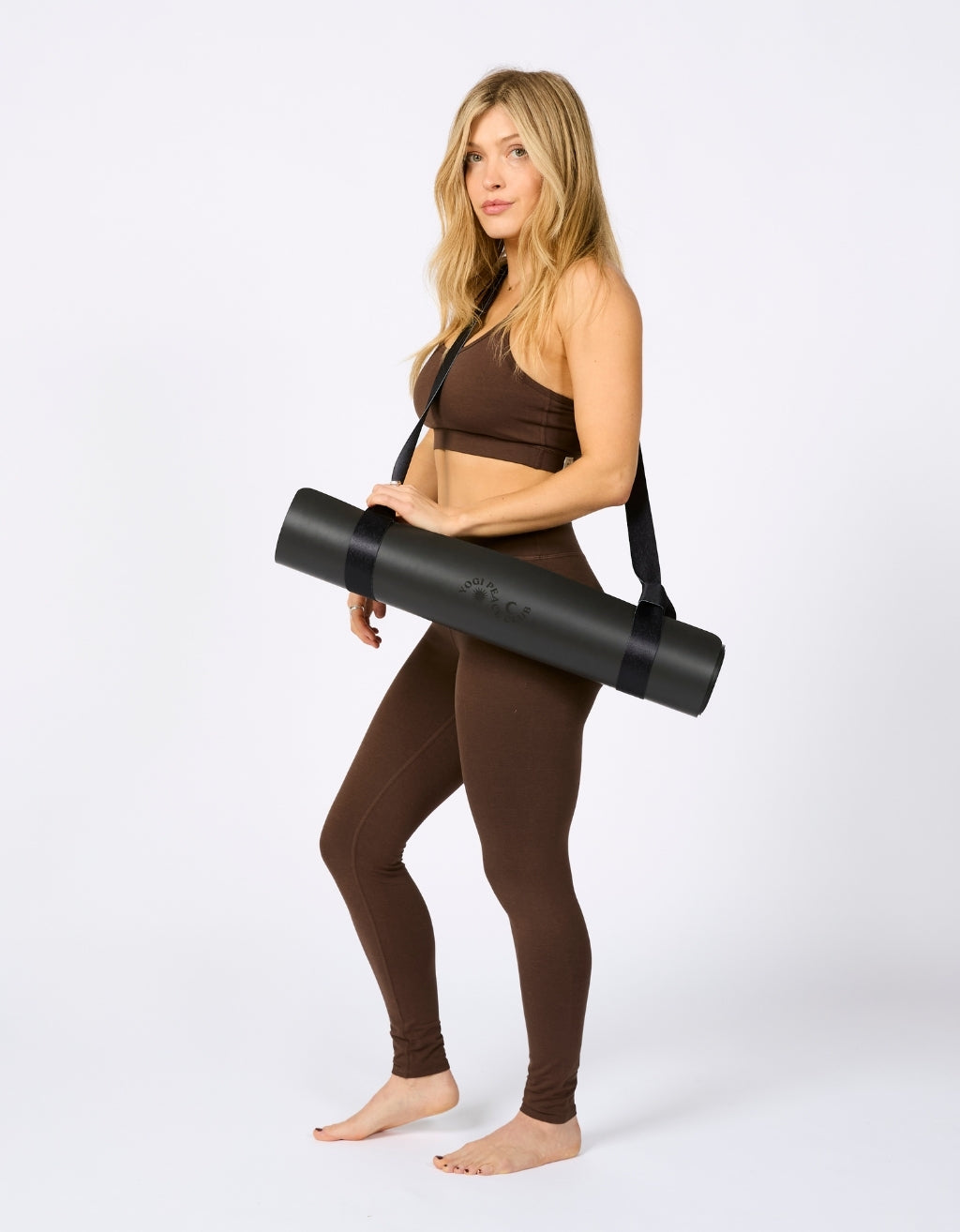 Bamboo Cotton Leggings - Cocoa