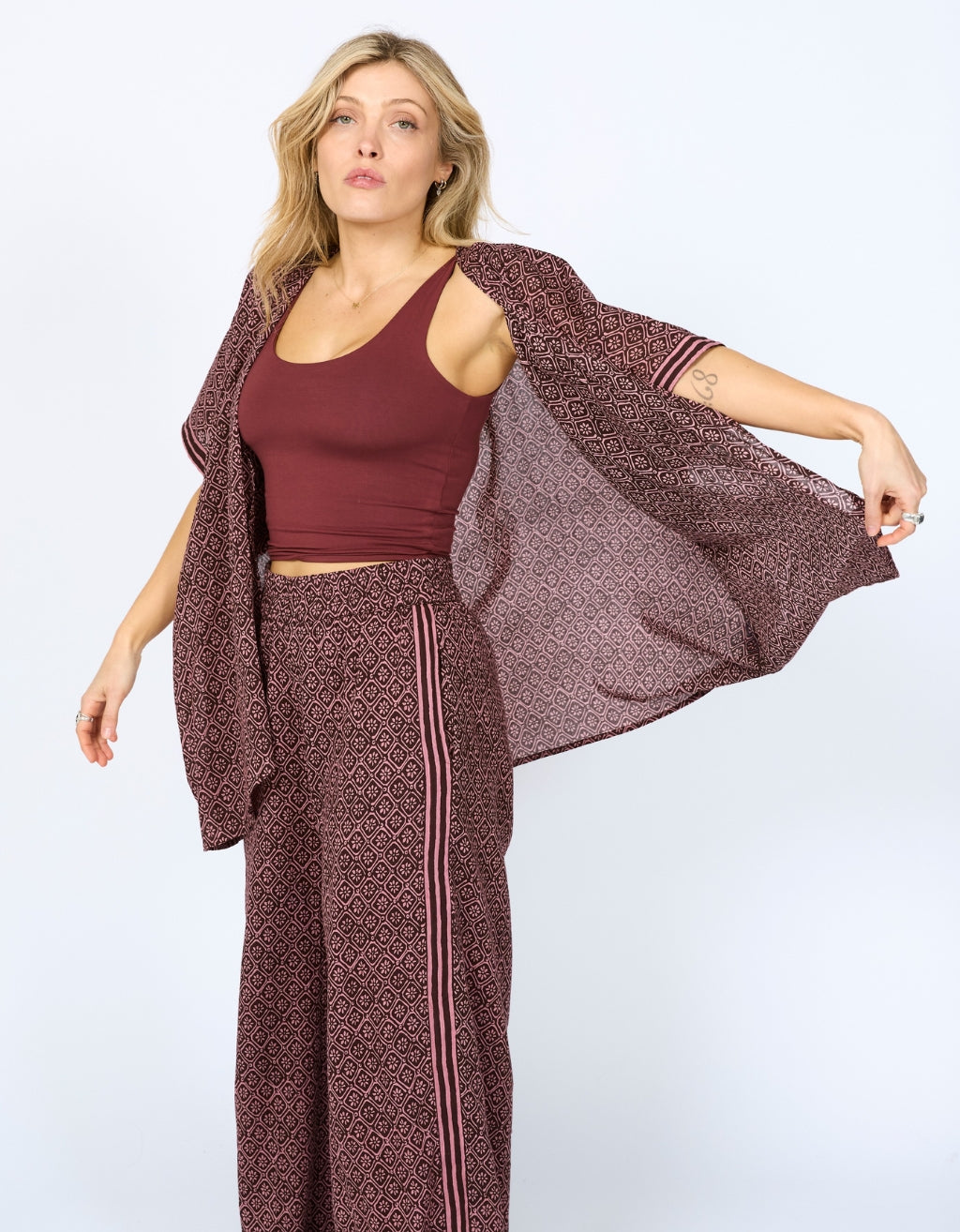 Cotton Yoga Kimono - Rani