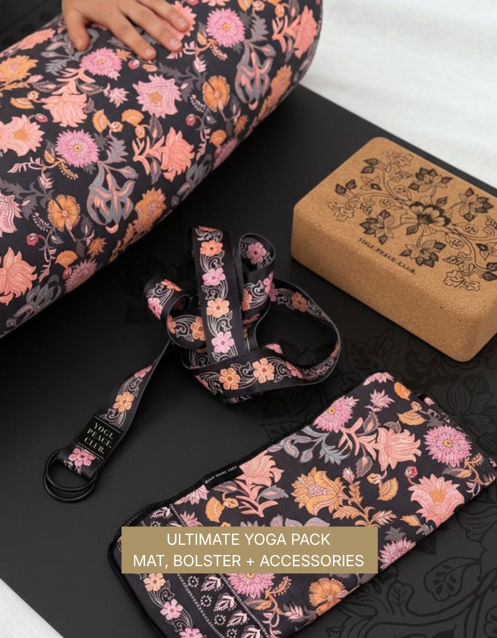 Ultimate Yoga Pack - Lotus Black 5 mm