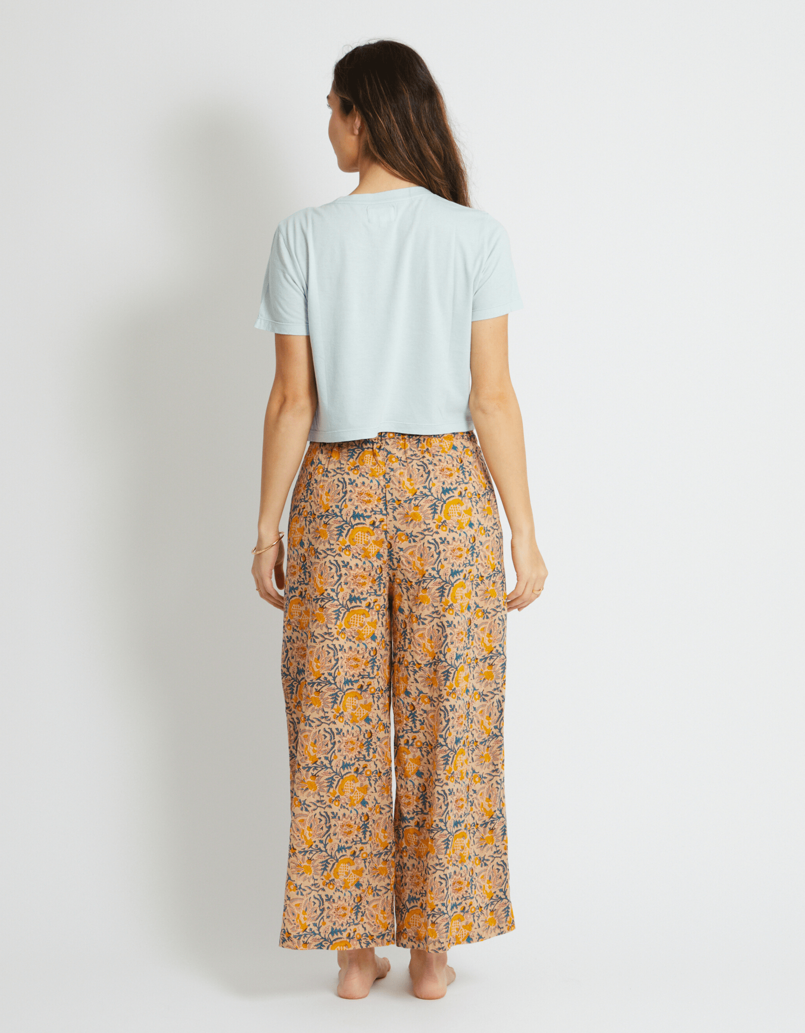 Be Kind Do Yoga Crop Tee - Cloud - Yogi Peace Club - Yoga Top