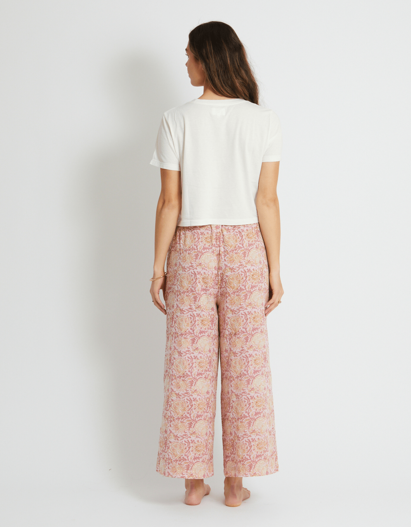 Be Kind Do Yoga Crop Tee - Cream - Yogi Peace Club - Yoga Top