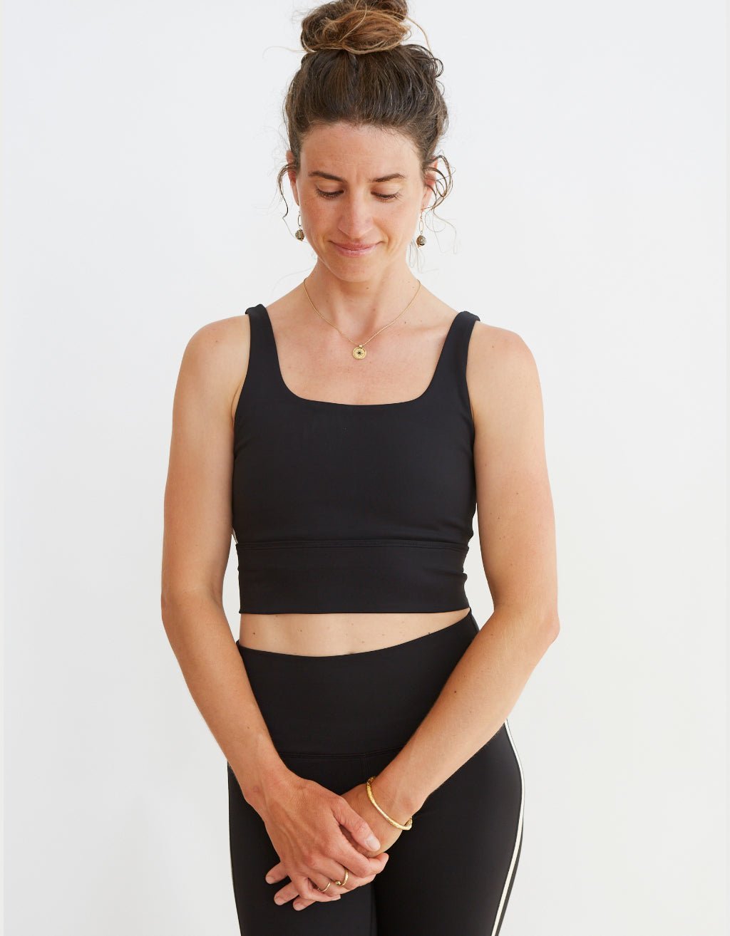 Black Yoga Bra - Yogi Peace Club - YOGA BRA