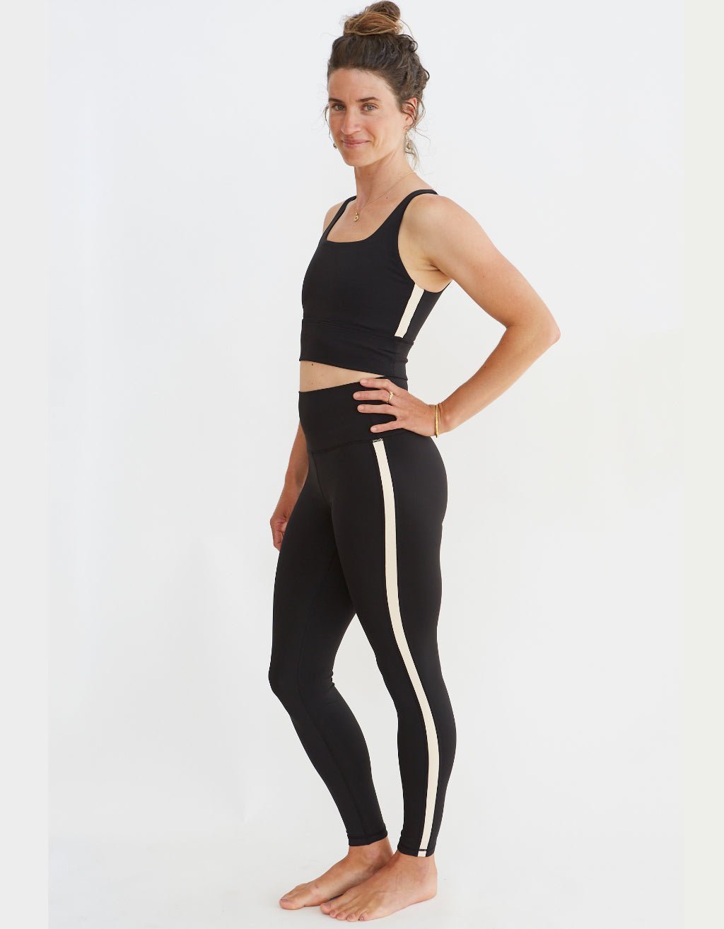 Black Yoga Legging - Yogi Peace Club - YOGA LEGGINGS