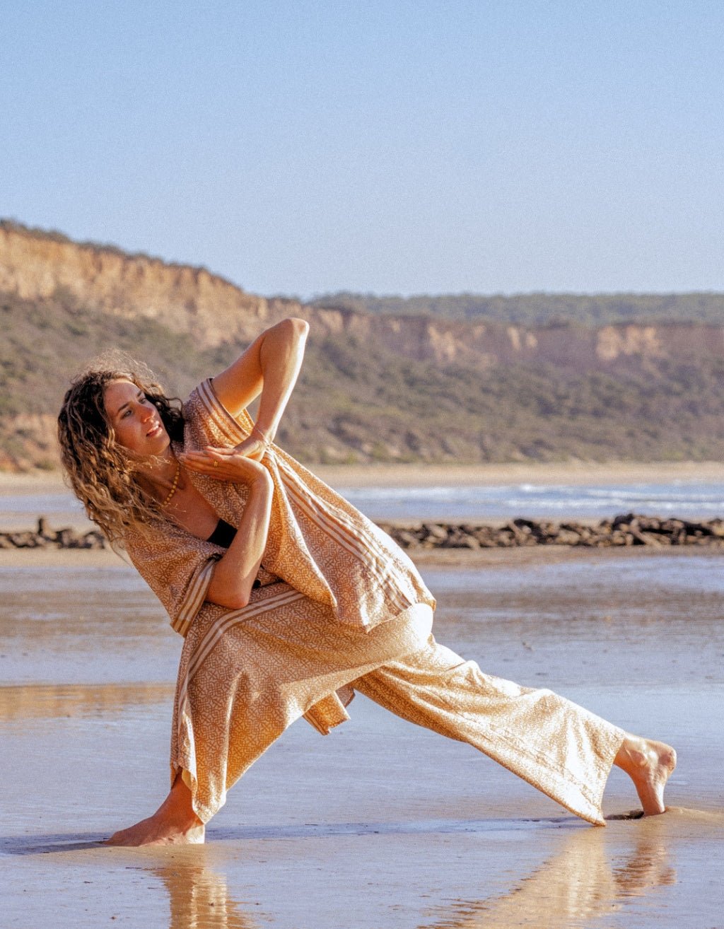 Cotton Yoga Kimono - Marrakesh - Yogi Peace Club - YOGA CLOTHING