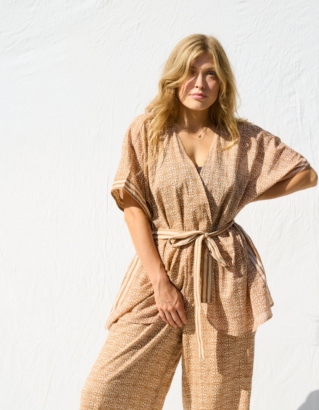 Cotton Yoga Kimono - Marrakesh - Yogi Peace Club - YOGA CLOTHING
