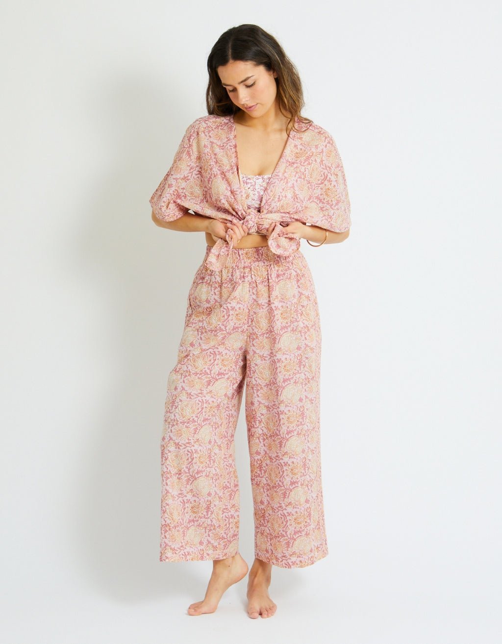 Cotton Yoga Kimono Primrose - COMING SOON - Yogi Peace Club - Yoga Clothing