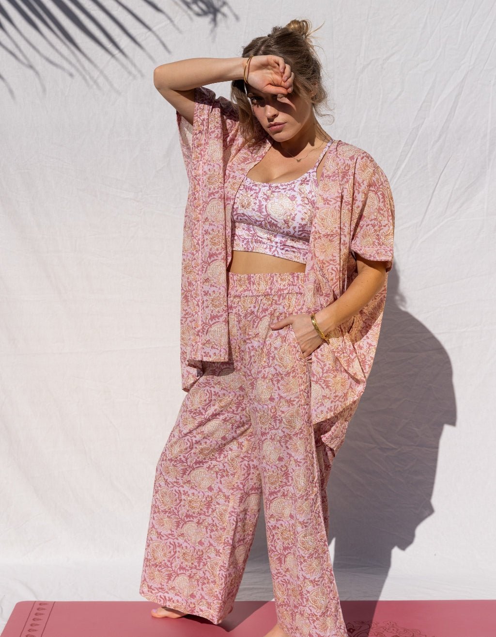 Cotton Yoga Kimono Primrose - COMING SOON - Yogi Peace Club - Yoga Clothing