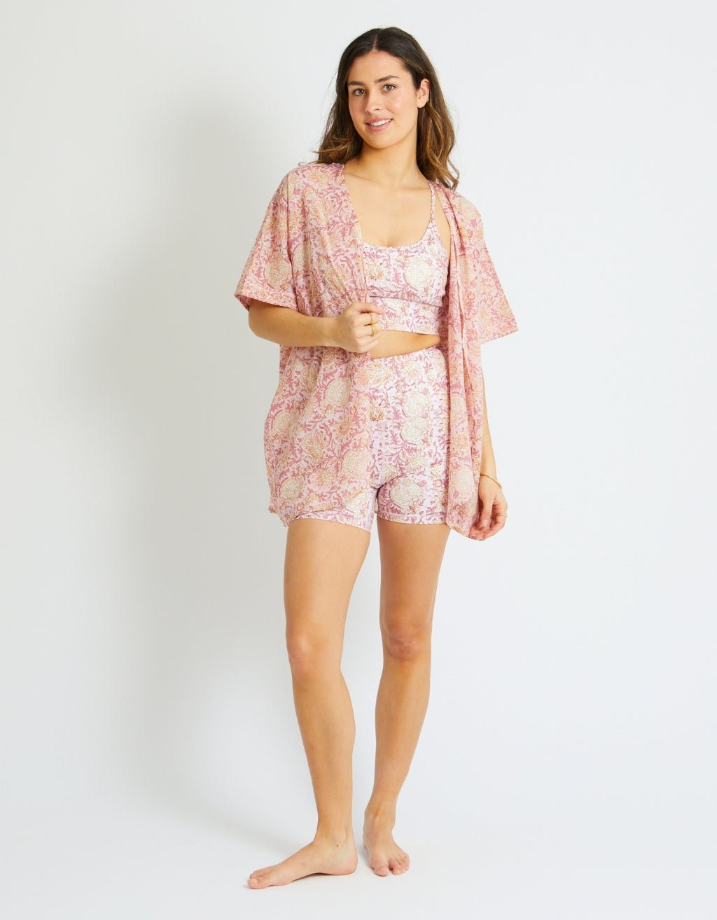 Cotton Yoga Kimono Primrose - COMING SOON - Yogi Peace Club - Yoga Clothing