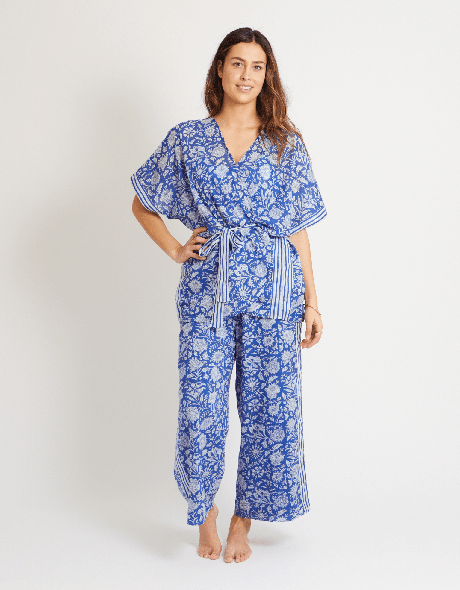 Cotton Yoga Kimono Santorini - COMING SOON - Yogi Peace Club - Yoga Clothing