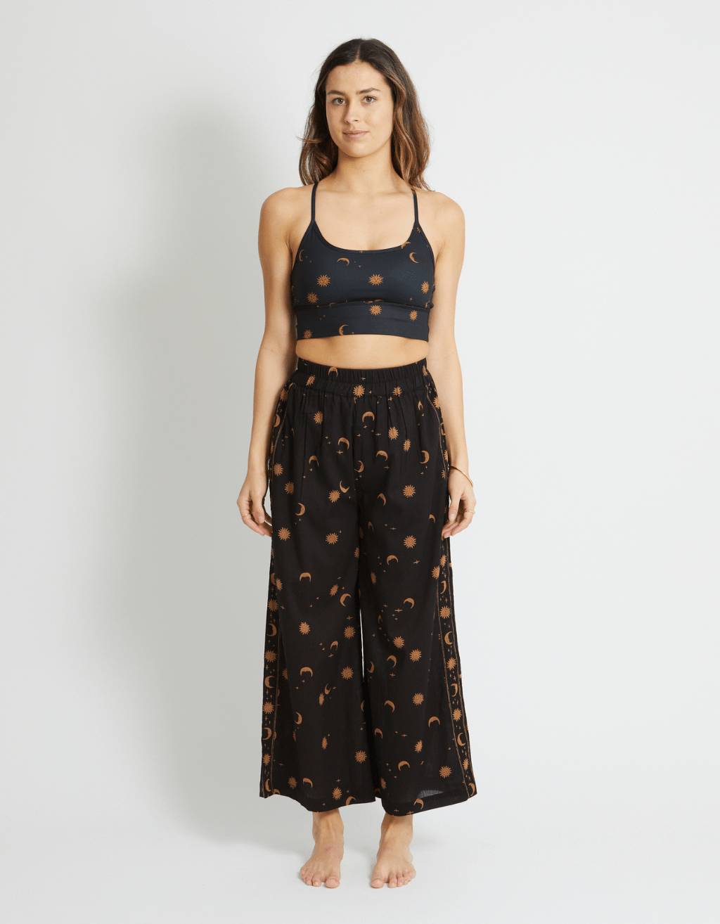 Cotton Yoga Pants - Mystic - Yogi Peace Club - YOGA PANTS