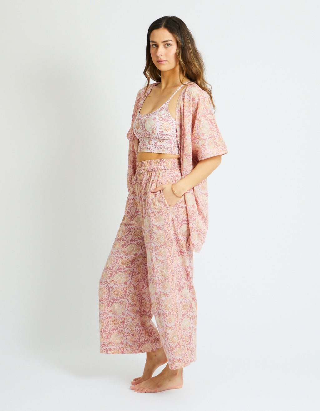 Cotton Yoga Pants Primrose - COMING SOON - Yogi Peace Club - Yoga Clothing