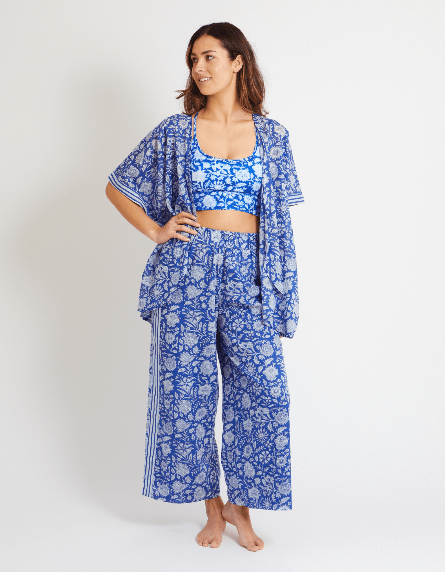 Cotton Yoga Pants Santorini - COMING SOON - Yogi Peace Club - Yoga Clothing