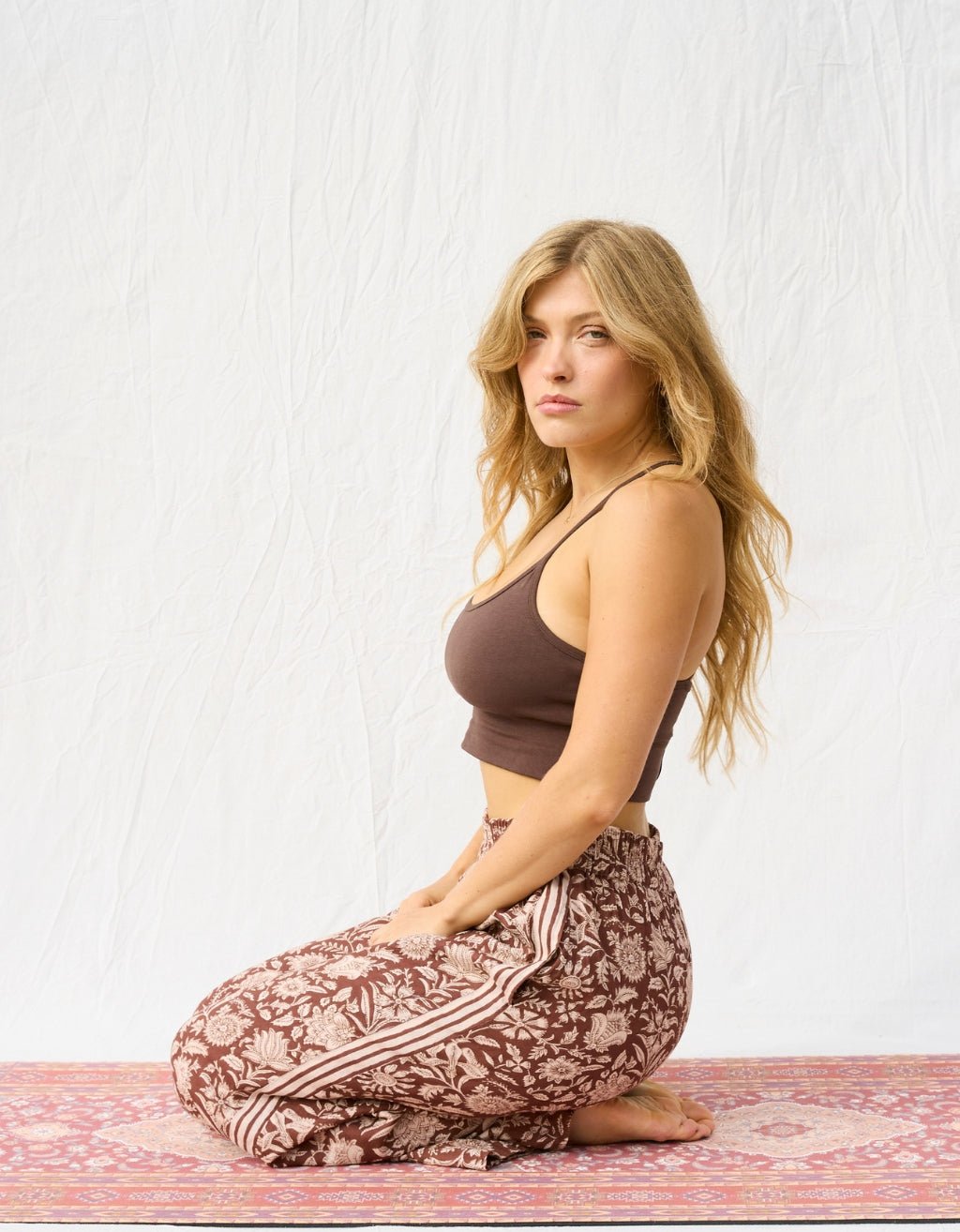 Cotton Yoga Pants - Shanti - Yogi Peace Club - YOGA PANTS