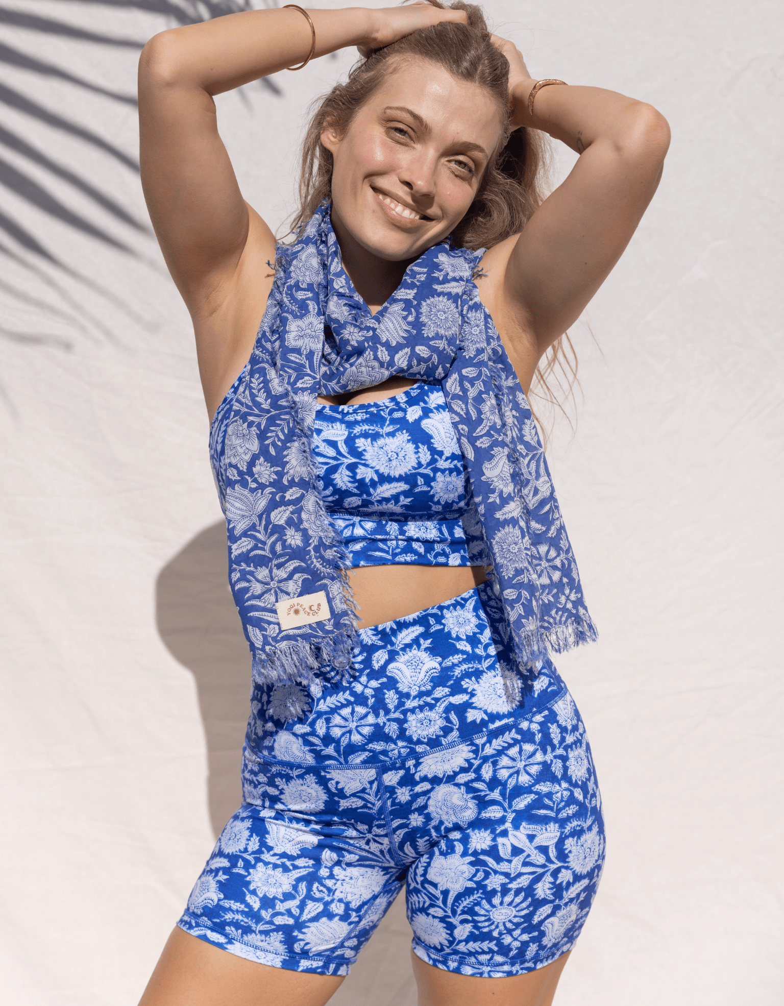 Cotton Yoga Scarf Santorini - COMING SOON - Yogi Peace Club - SCARF