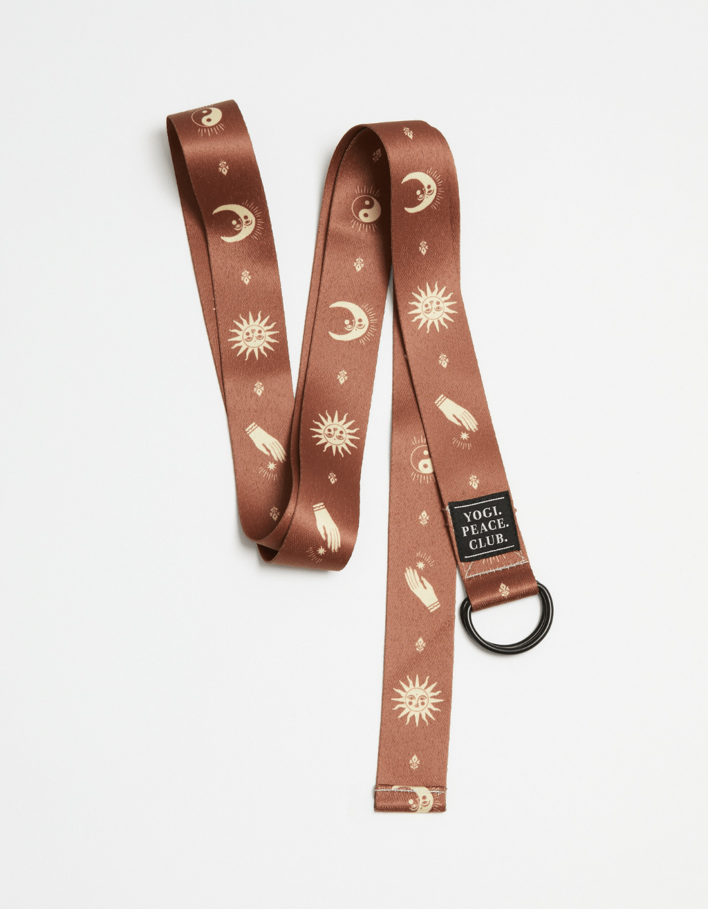 D - Ring Yoga Strap - Ceremony Cinnamon - Yogi Peace Club - Yoga Accessories