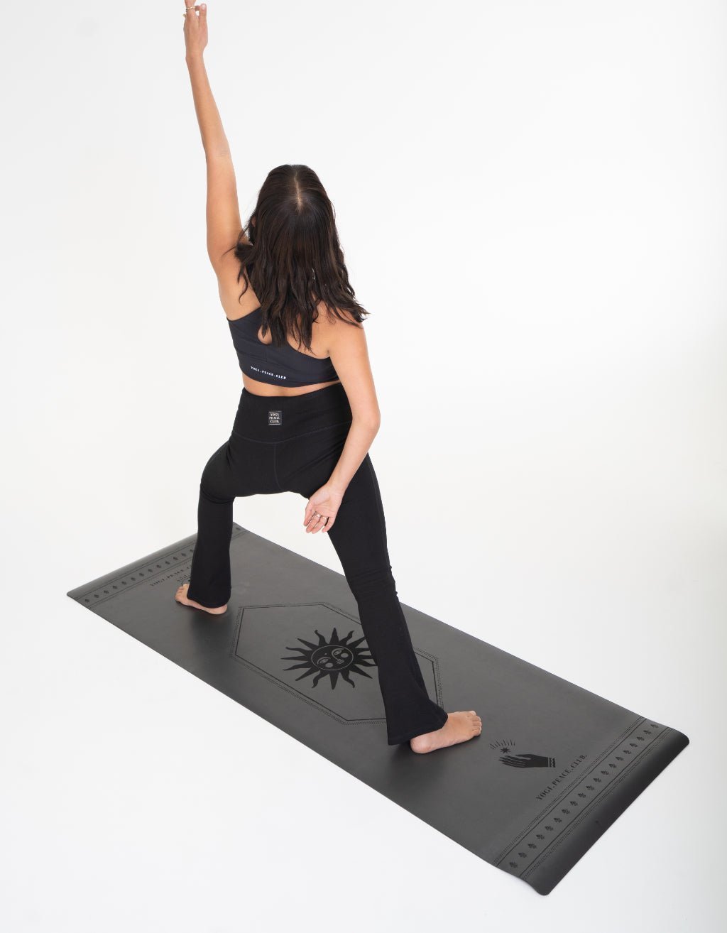 Deluxe Black Yoga Mat 5 mm + Strap - Yogi Peace Club - Yoga Mat
