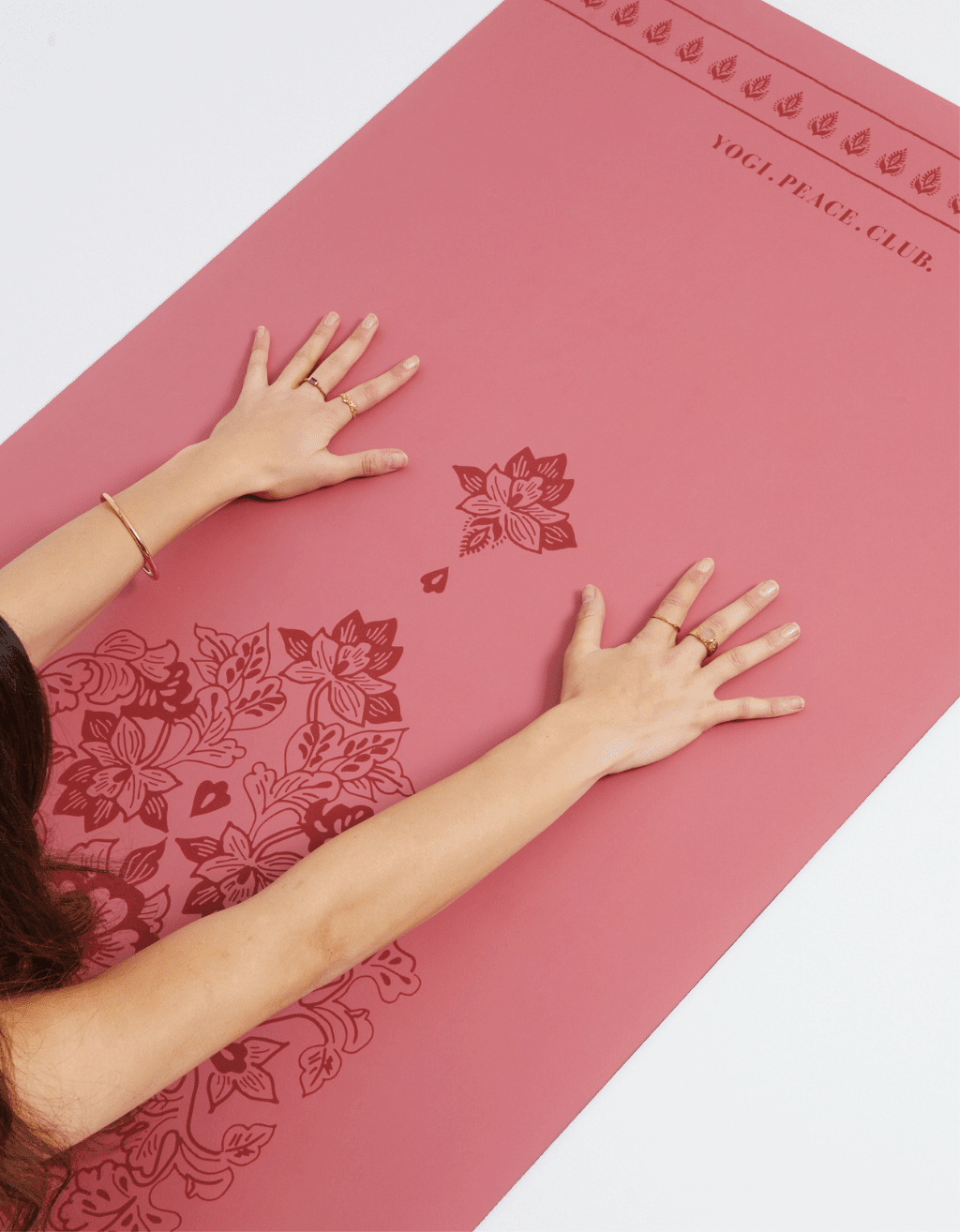 DELUXE LOTUS BLOOM YOGA MAT 5 mm - Yogi Peace Club - YOGA MAT