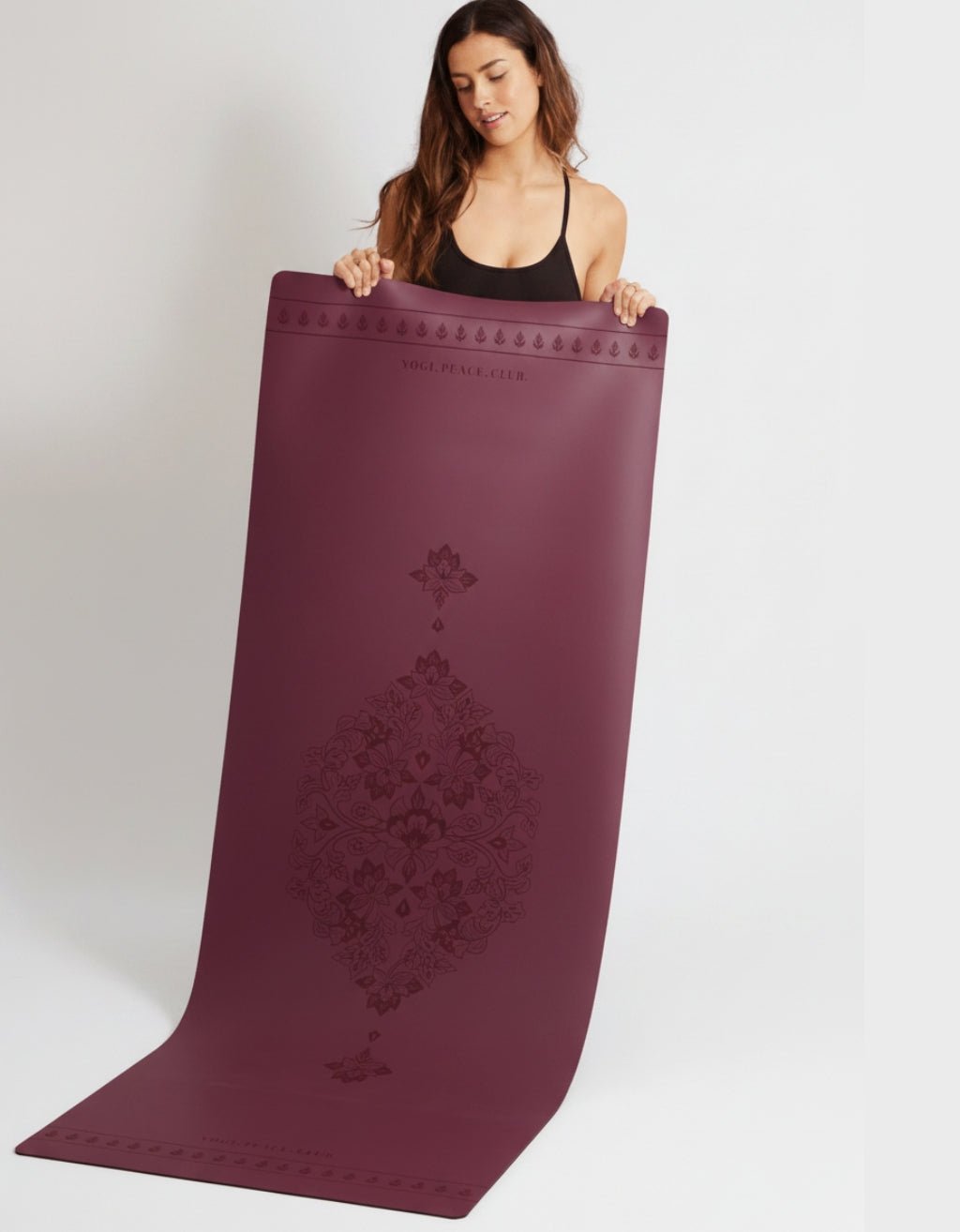 Deluxe Lotus Mulberry Yoga Mat 5 mm - Yogi Peace Club - YOGA MAT
