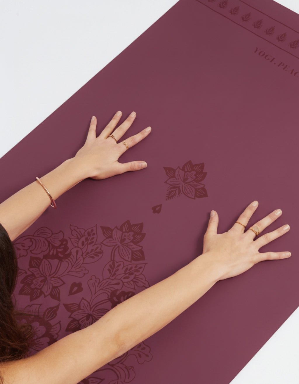 Deluxe Lotus Mulberry Yoga Mat 5 mm - Yogi Peace Club - YOGA MAT