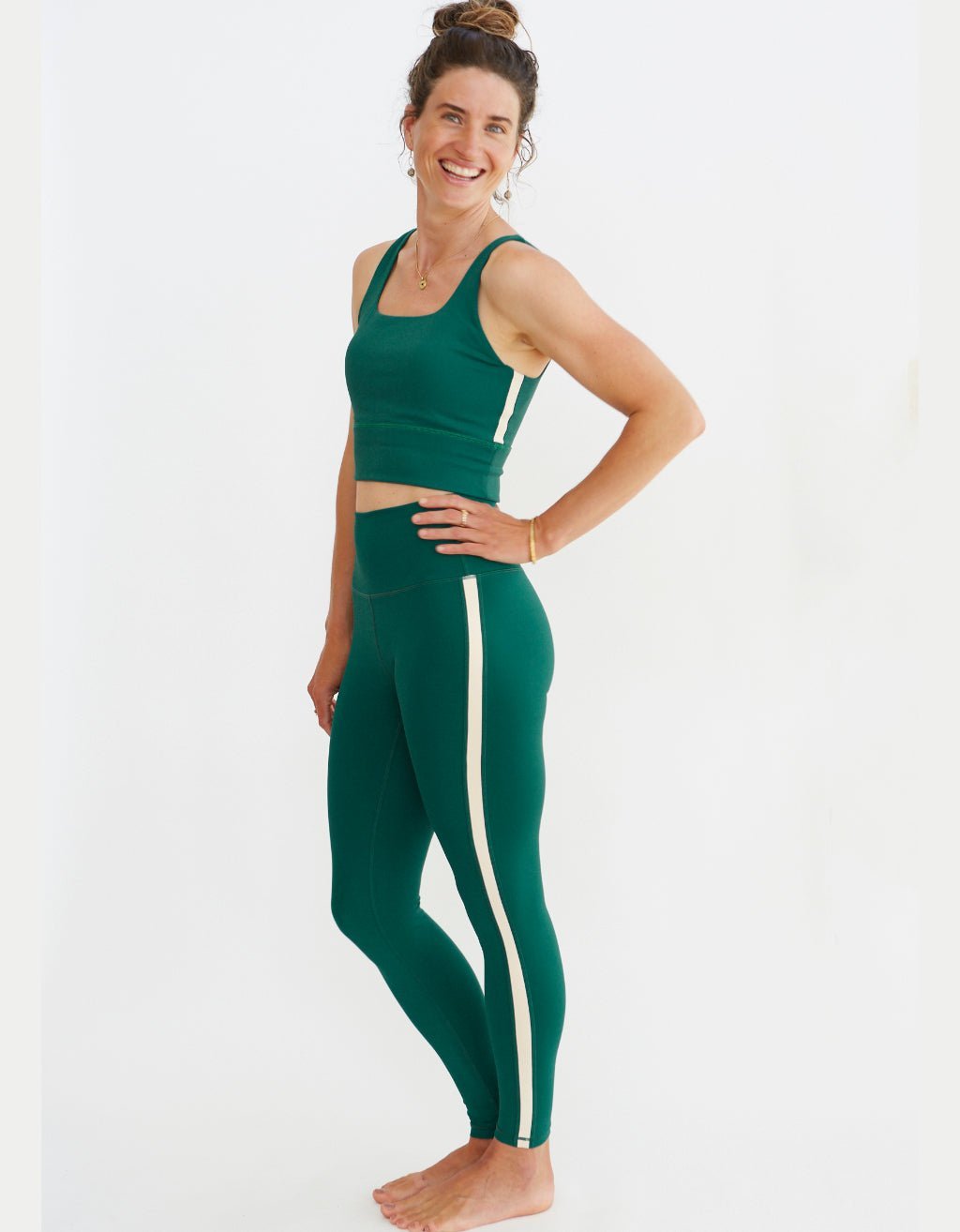 Emerald Yoga Leggings - Yogi Peace Club - YOGA LEGGINGS