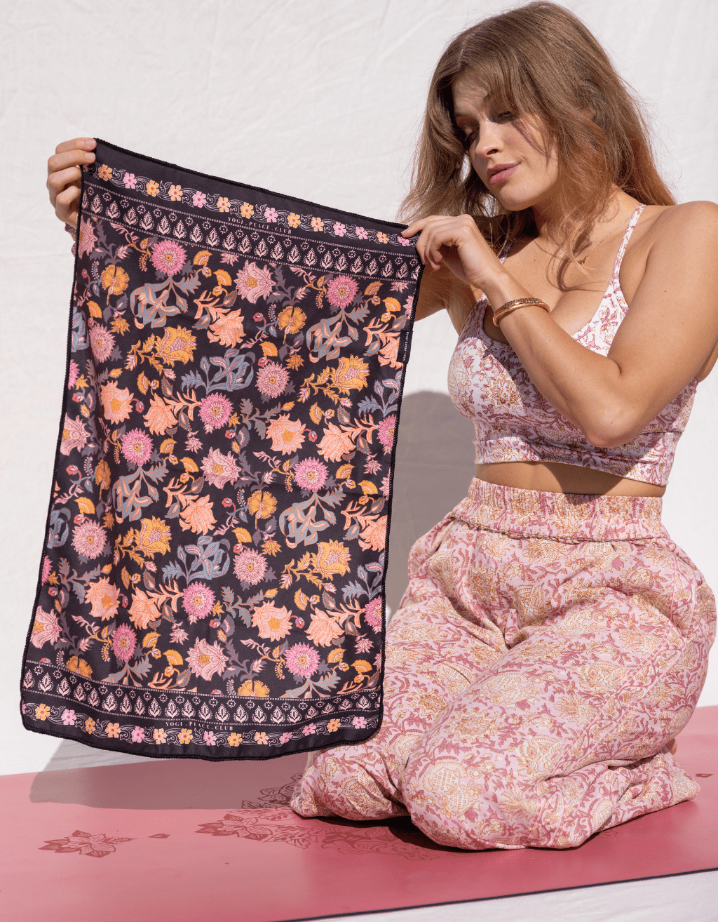 Mini Yoga Towel - Jasmine - COMING SOON - Yogi Peace Club - Yoga Accessories