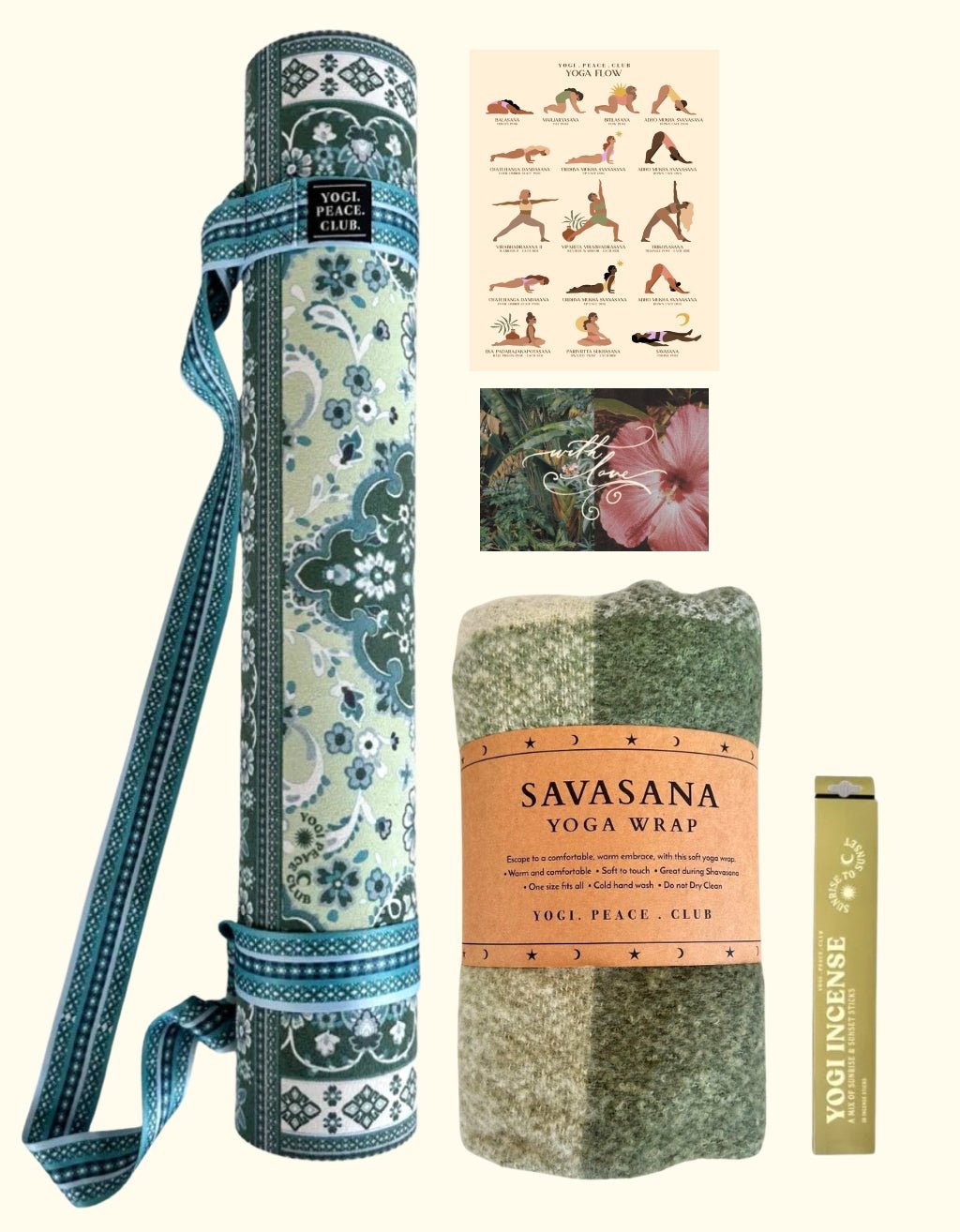 Mother's Day Bundle - Mint Tea - Yogi Peace Club - YOGA MAT PACK