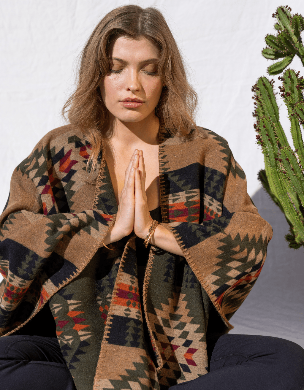 Seeker Wool Blend Yoga Wrap - Yogi Peace Club - YOGA WRAP