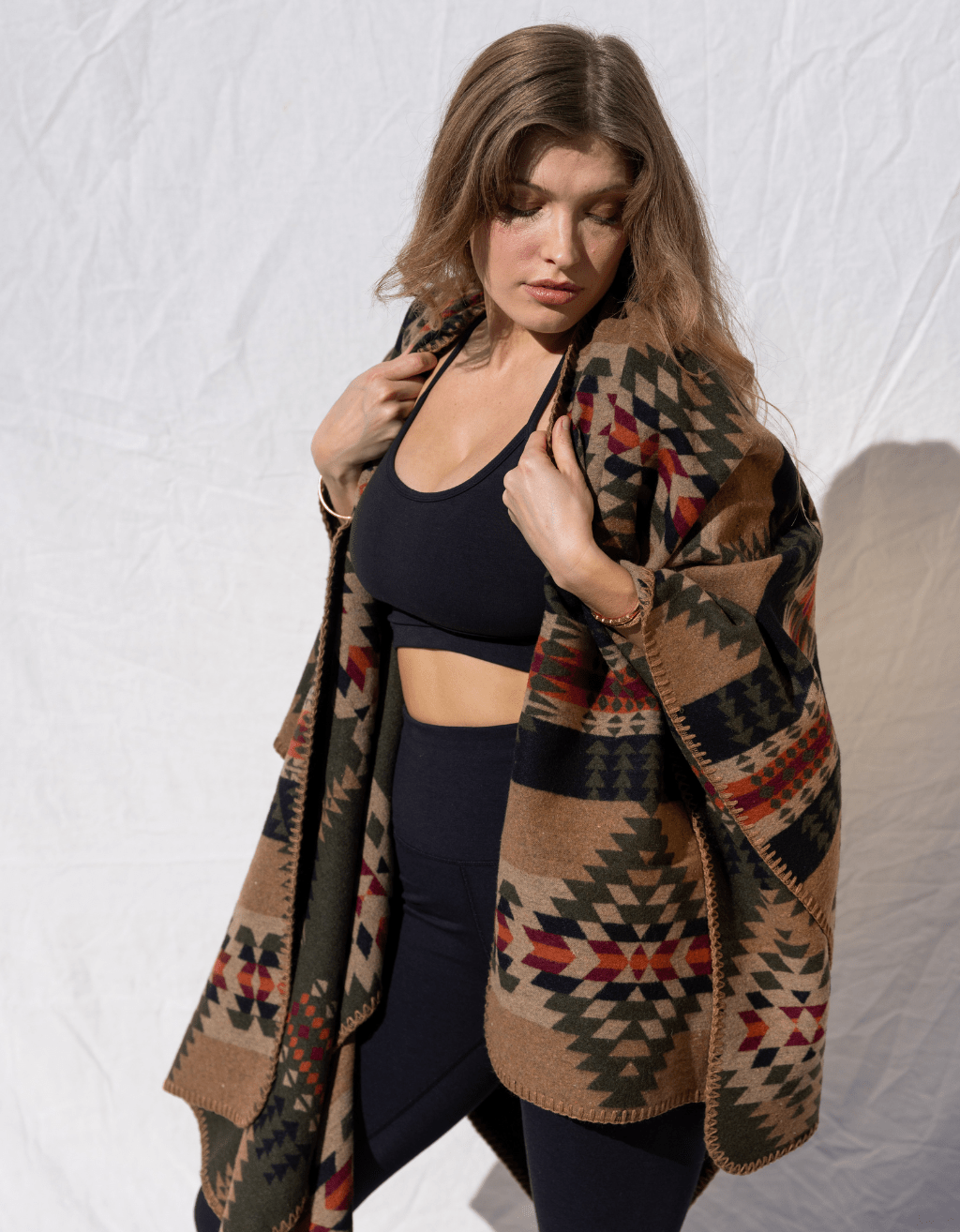 Seeker Wool Blend Yoga Wrap - Yogi Peace Club - YOGA WRAP