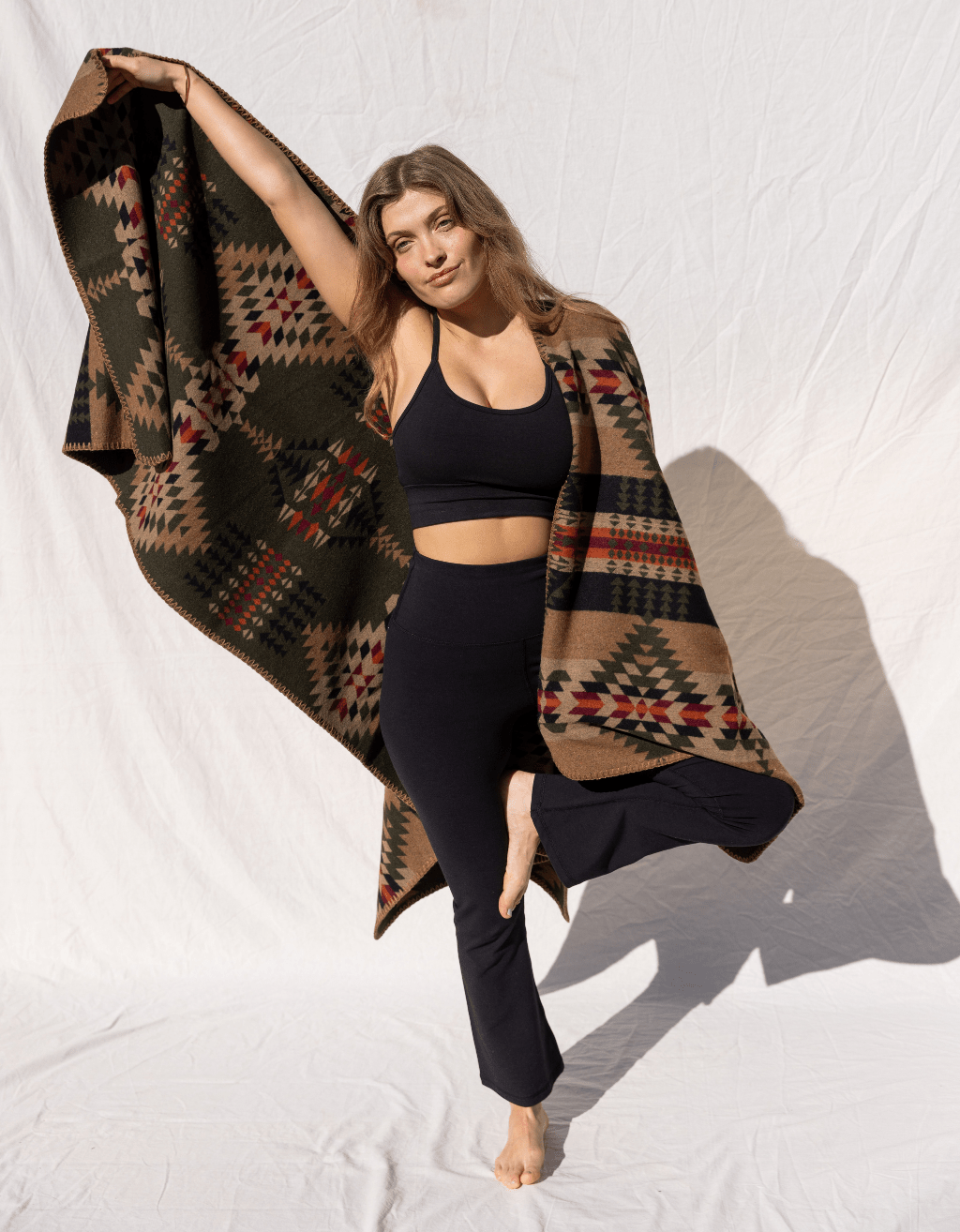 Seeker Wool Blend Yoga Wrap - Yogi Peace Club - YOGA WRAP