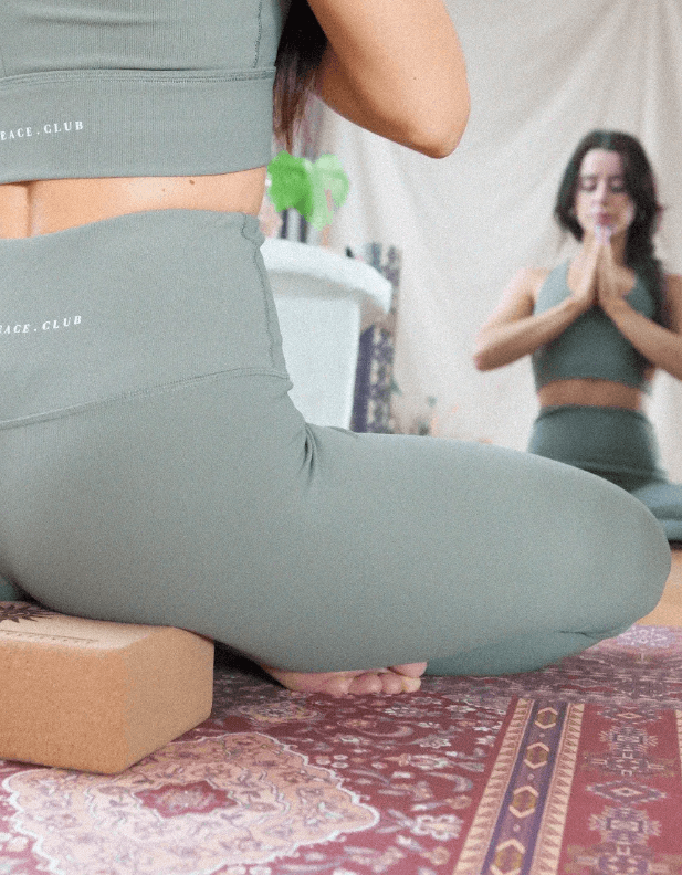 Soul Yoga Legging Olive - Yogi Peace Club - YOGA LEGGINGS
