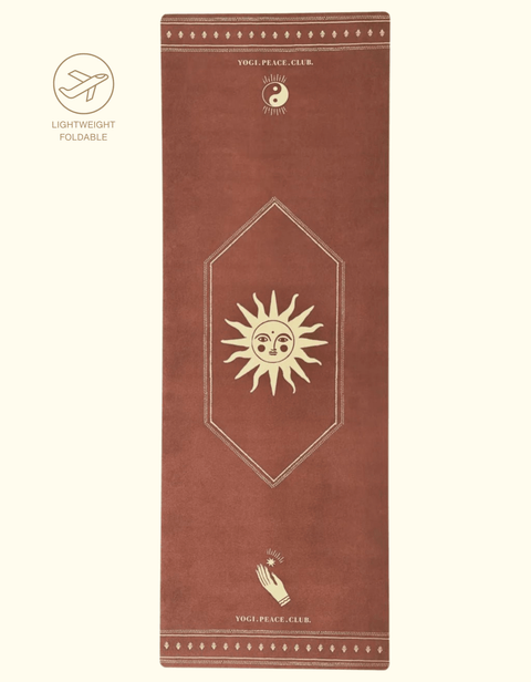 d*c様 最終値下VIEW PRINT TRAVEL YOGA MAT　ヨガマッ Travel Yoga Mat Ceremony Cinnamon 1 mm – Yogi Peace Club
